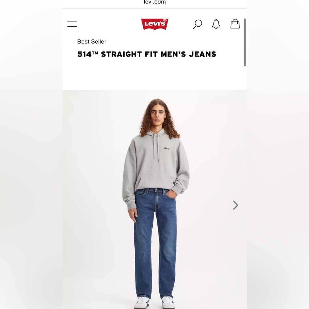Levi's 514 straight jeans